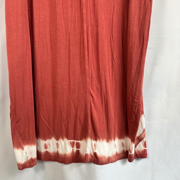 NWT Seven7 Womens Coral and White Sleeveless Maxi Shift Knit Dress- Size XXL - Picture 7 of 12